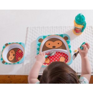 op Zoo Melamine Plate and Bowl Set @ Amazon