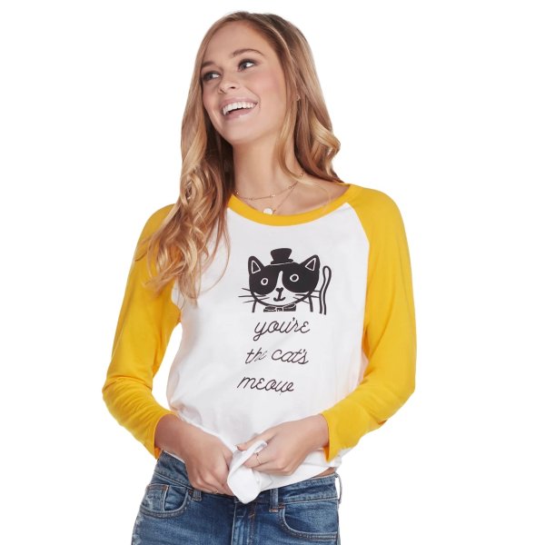 You're the Cat's Meow Women's Baseball T-Shirt, Small | Petco