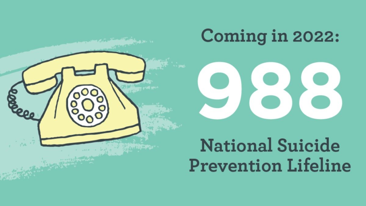 美国各州将在今年夏季推出“988”预防自杀生命热线号码