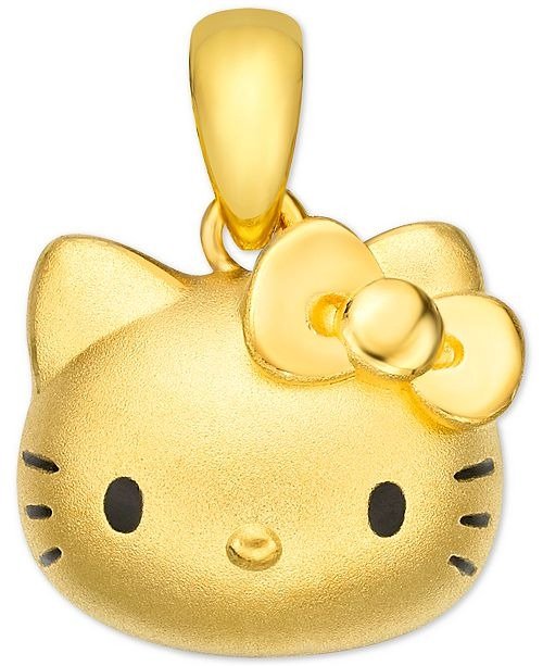 24K金Hello Kitty吊坠