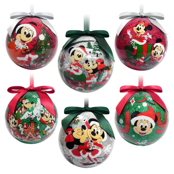 Mickey Mouse and Friends Sketchbook Ball Ornament Set | shopDisney