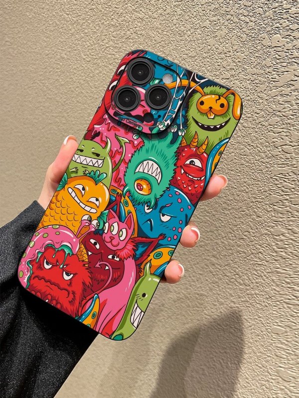 Cartoon Monster Pattern 手机壳