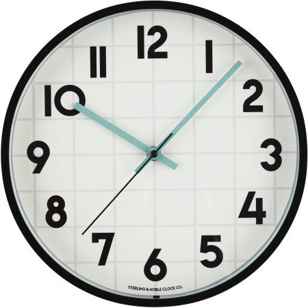 Mainstays Windowpane Mint Wall Clock - Walmart.com
