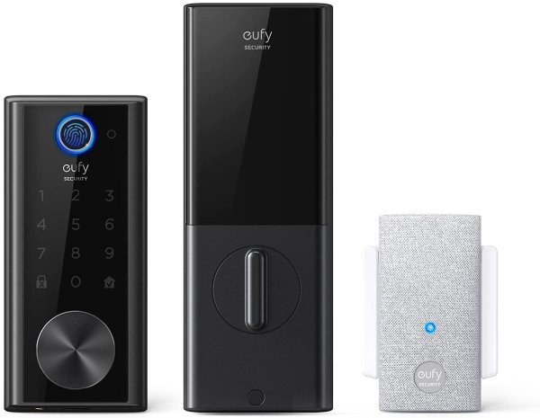 eufy Security Smart Lock Touch, Remotely Control with Wi-Fi Bridge