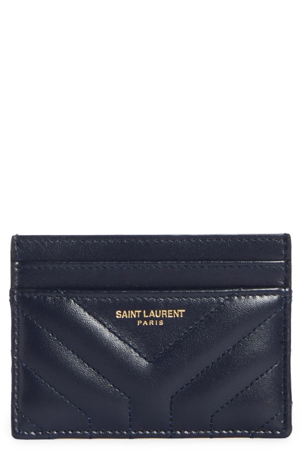 Joan Quilted Leather Card Case