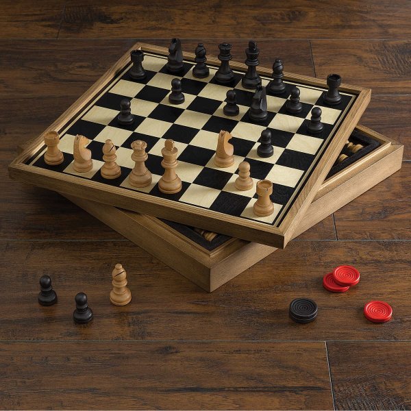 豪华复古木质国际象棋