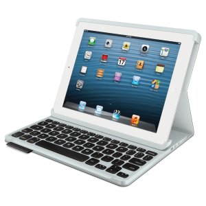 罗技 Logitech Keyboard Folio 键盘保护套 适用于iPad 2G/3G/4G - 炭黑色