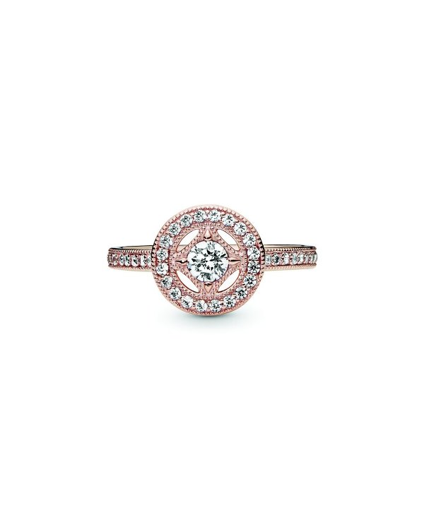 Timeless 14K Plated CZ Stackable Ring