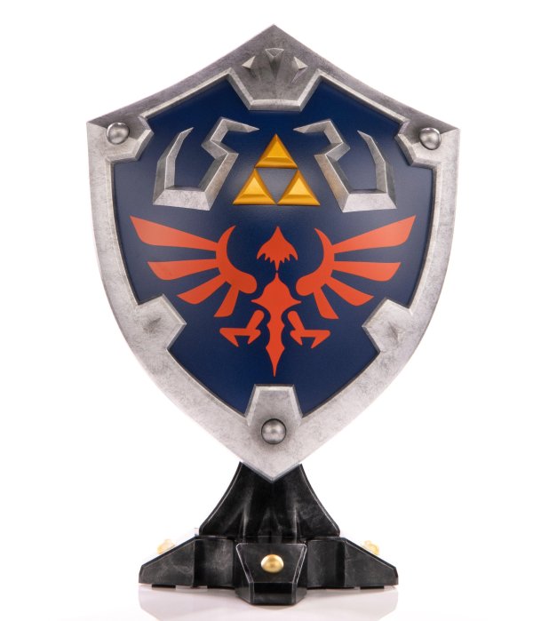 First 4 Figures The Legend of Zelda: Breath of the Wild Hylian Shield 11.5-in Statue with Magnetic Base Standard Edition GameStop Exclusive | GameStop