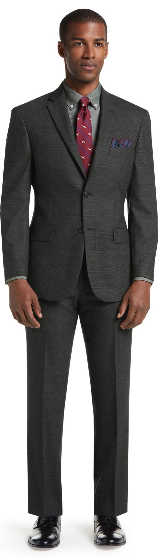 1905 Collection Tailored Fit Plaid Suit with brrr°® comfort CLEARANCE - All Clearance | Jos A Bank