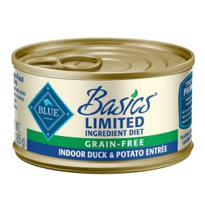 Blue Buffalo Basics Limited Ingredient Diet, Grain Free Natural Adult Pate Wet Cat Food