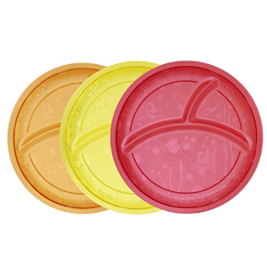 Munchkin Multi Divided Plates, 3 Count