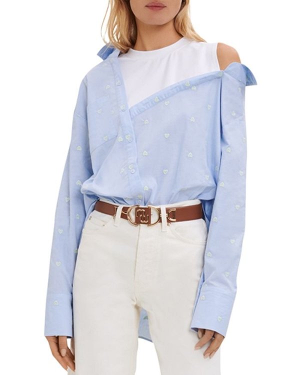Leart Cotton Layered Look Shirt