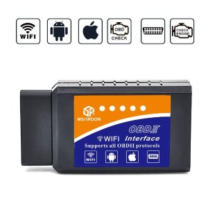 Wsiiroon Wireless OBD2 Car Code Reader Scan Tool ,Scanner Adapter Check Engine Diagnostic Tool