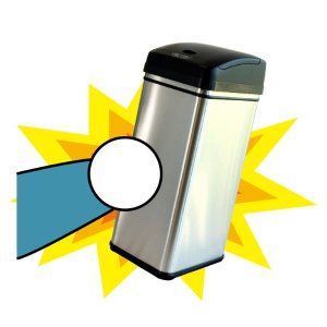 iTouchless 感应式除臭不锈钢垃圾桶