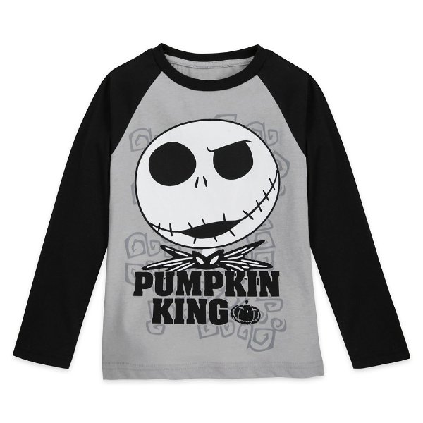 Jack Skellington Long Sleeve Baseball T-Shirt for Boys – Tim Burton's The Nightmare Before Christmas | shopDisney
