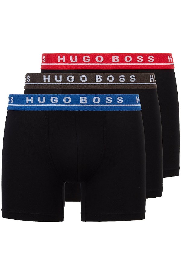Three-pack of stretch-cotton boxer briefs
