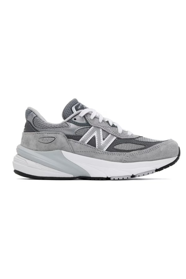 Gray 'Made In USA' 990v6 Sneakers