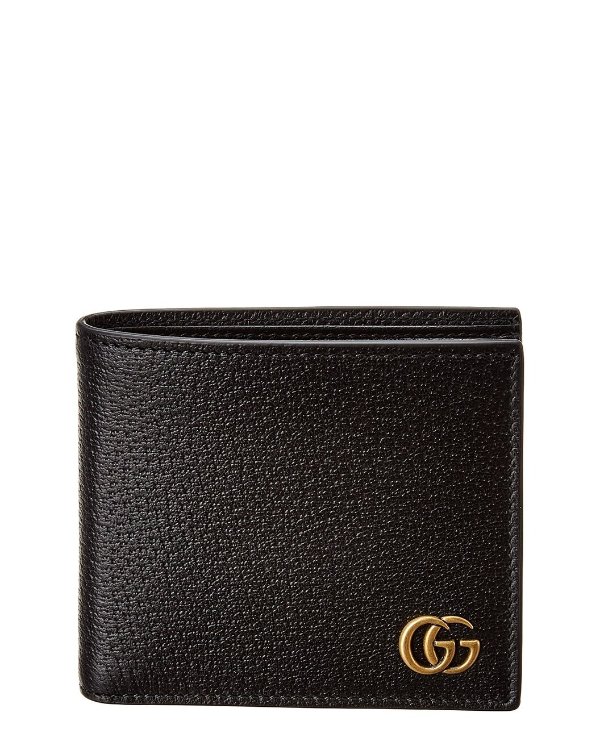 GG Marmont Leather Coin Wallet / Gilt