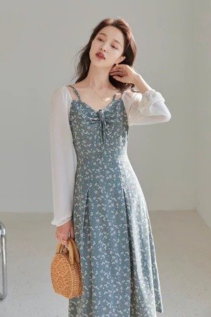 Fansilanen | Lenna Print Chiffon Dress