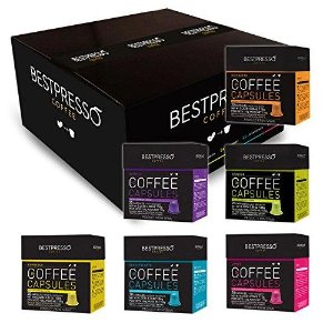 120 Bestpresso Nespresso Compatible Gourmet Coffee Capsules