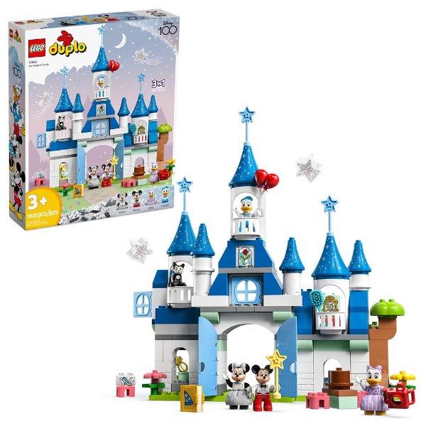 LEGO DUPLO 3 合1 魔法城堡10998 – Disney100