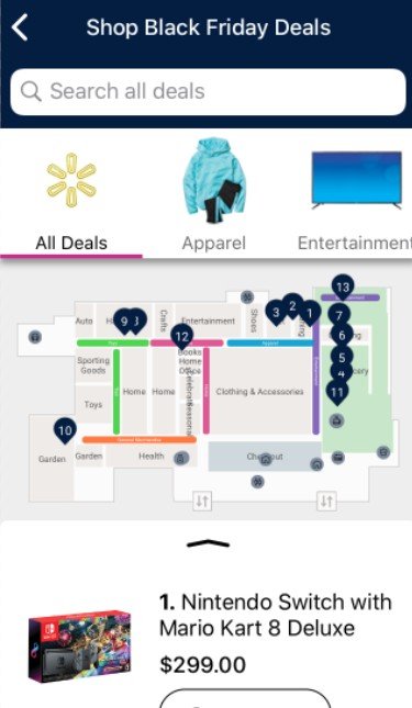 Walmart App 黑五血拼地图3