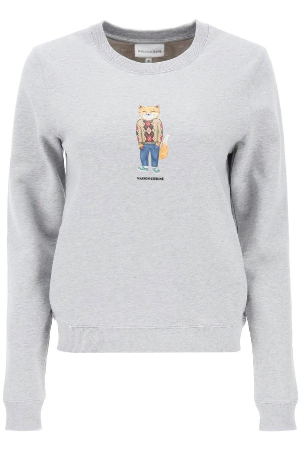 Dressed Fox sweatshirt Maison Kitsune