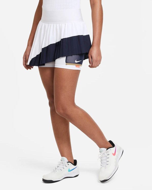 网球不对称短裙