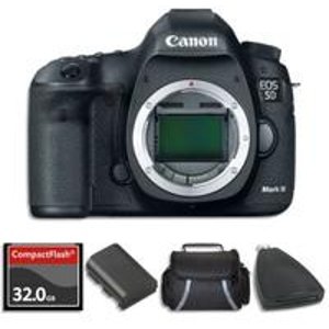 Canon EOS 5D Mark III Camera Body with 2x Battery + 32GB + Case