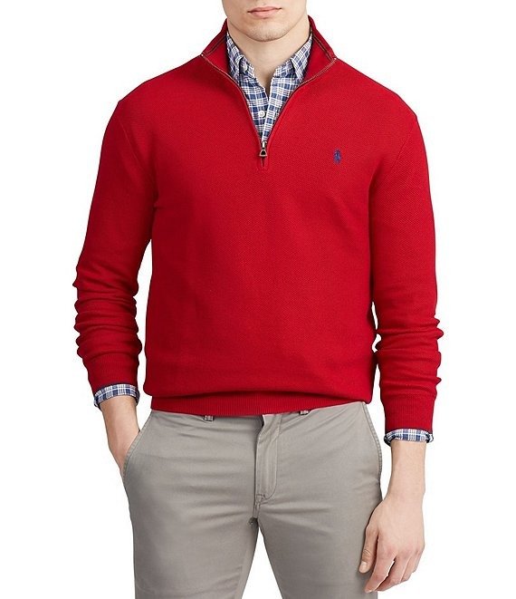 Textured Half-Zip Sweater | Dillard's