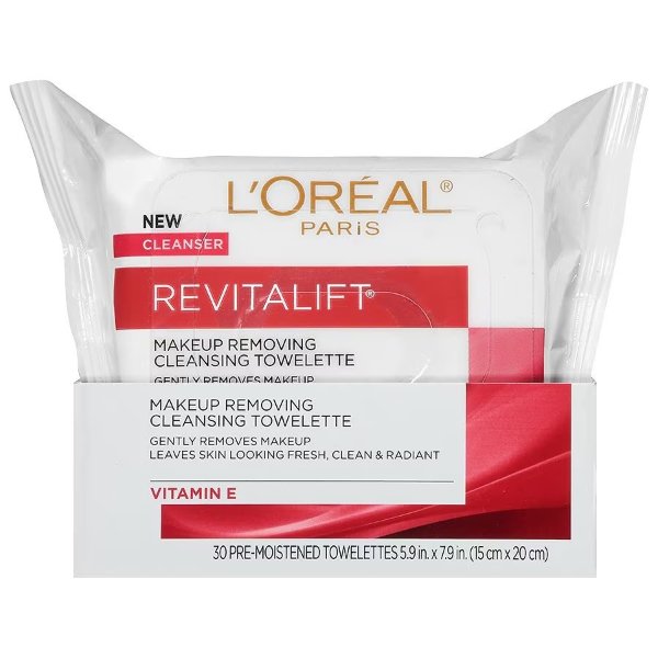 Revitalift Radiant Smoothing Facial Cleansing Towelettes