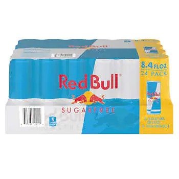 Bull Energy Drink, Sugar Free, 8.4 fl oz, 24-count