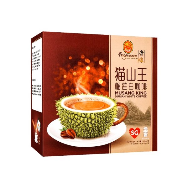 Fragrance Musang King Durian White Coffee 300g