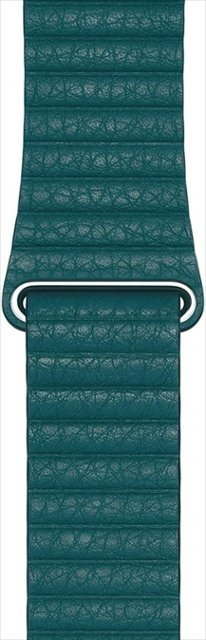 Leather loop Apple Watch Band 44mm Large - peacock