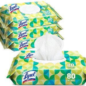 补货：Lysol 消毒湿巾80抽 4包