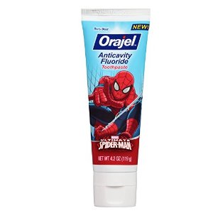 Orajel Spider-Man Anticavity Fluoride Toothpaste, Berry Blast, 4.2 Oz