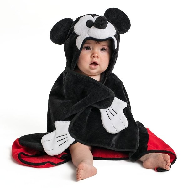 Mickey Mouse Hooded Towel for Baby - Personalized | shopDisney