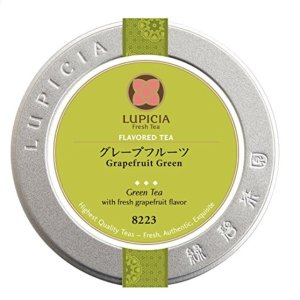 日本超人气 Lupicia 茶绿碧茶园葡萄柚子绿茶 铁盒 50g