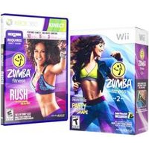 Zumba Fitness Rush (Xbox 360 Kinect) or Zumba Fitness 2 (Wii)