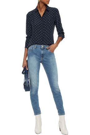 Skin 5 faded low-rise skinny jeans