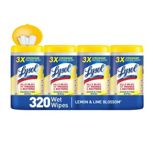 Lysol Disinfecting Wipes, Lemon & Lime Blossom, 320ct