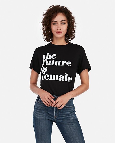 The Future Is Female Graphic Boyfriend Tee