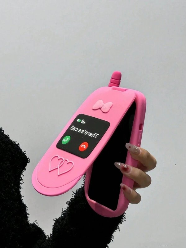 Pink Basic Phone Cases Kawaii