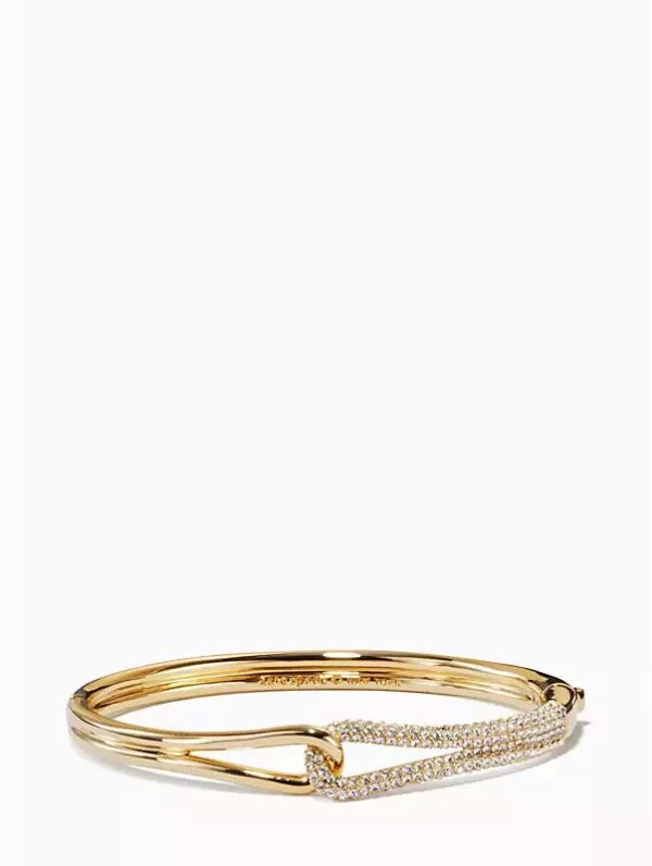 get connected pave loop bangle