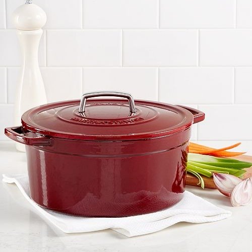 Collector's Enameled Cast Iron 8 Qt. Round Dutch Oven, Created for Macy's