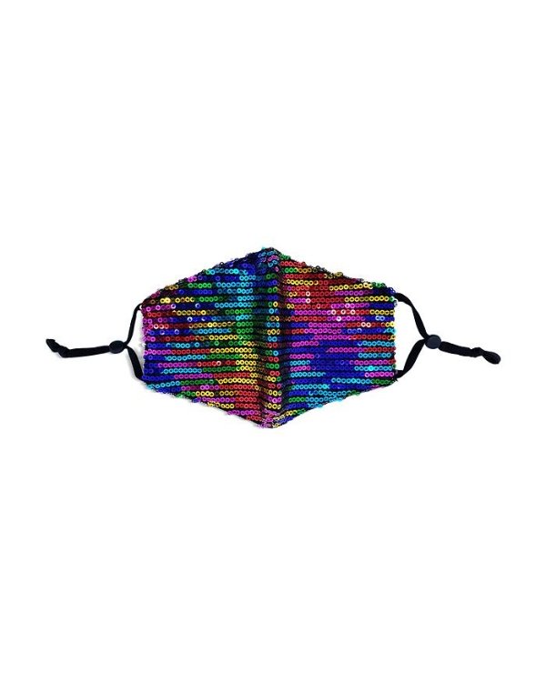 Girls' Fabric Sequin Face Mask