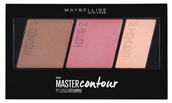 Maybelline Facestudio Master Contour Face Contouring Kit, Medium to Deep, 0.17 Ounce