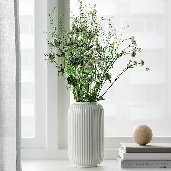STILREN Vase, white - IKEA