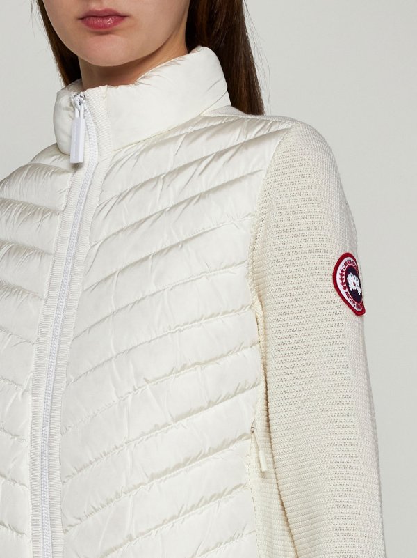 Hybridge wool and quilted nylon jacket IVORY, CANADA GOOSE |Danielloboutique.it